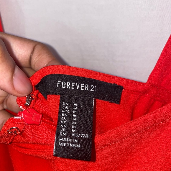 Forever 21 Red Jumpsuit - Picture 6 of 6